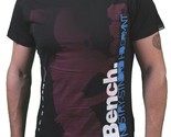 Bench Uomo Nero Crowd Industria Standard di Qualità T-Shirt Nwt - $18.69