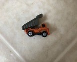 Micro Machines Dump Truck Orange/Black, Galoob, Orange with Gray Bed Opens - £14.36 GBP