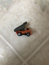 Micro Machines Dump Truck Orange/Black, Galoob, Orange with Gray Bed Opens - £14.30 GBP