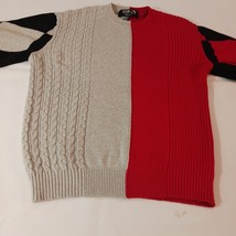 Hello Kitty & Friends Women's Beige & Red Cotton Pullover Sweater Size Small image 9