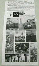 1963 Print Ad BEA British European Airways France,Belgium,Russia,Italy,S... - £7.04 GBP