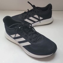 Adidas Supernova Bounce Sneakers Shoes Black w White Stripes Women&#39;s Sz 7.5 New - £46.39 GBP