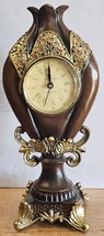 DECORATIVE DESK MANTEL SHELF CLOCK TIME FIGURINE - £15.12 GBP