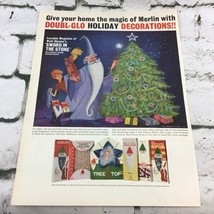 Vintage 1963 Disney Sword In The Stone Christmas Advertising Art Print Ad  - £7.78 GBP