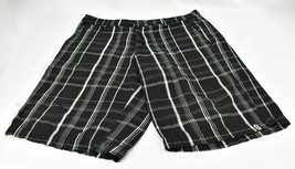 Lost Enterprises Black Plaid Shorts Mens Size 33 - £19.80 GBP