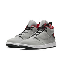 NEW Nike Jordan Fadeaway Wolf Grey Red Black A01329-060 Men’s Size 12 - $79.19