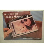 Sharper Image Talking Pictures 24 Album for 24 Photos &amp; 24 Messages Bran... - £22.86 GBP