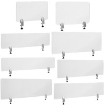 Clear Acrylic Desk Partition Shield Sneeze Guard (Hardware Included) 8 s... - $59.95+