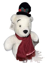 NWT 15&quot; VINTAGE Walt Disney World Snow Winnie The Pooh Plush  Christmas ... - $38.33 CAD