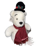 NWT 15&quot; VINTAGE Walt Disney World Snow Winnie The Pooh Plush  Christmas ... - $38.33 CAD
