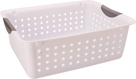 The Sterilite 16248006 Medium White Ultra Basket, 2 Pack. - £24.84 GBP