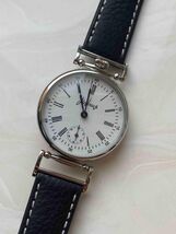 Molnija 1980s, Vintage soviet mechanical watch men, leather strap - $470.00