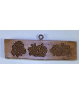 Springerle Gingerbread Cookie Stamp Mold 3 in one cornucopia Fruit Bouzo... - £22.00 GBP