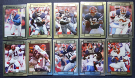 1990 Action Packed Buffalo Bills Team Set of 10 Football Cards - £6.30 GBP