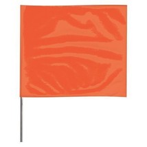 Marking Flag,Fluor Orange,Vinyl,Pk100 - $28.99