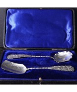 Antique Chinese Silver Sugar Spoons in presentation box - $217.80