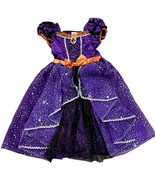 Halloween Disney Minnie Mouse Purple Witch Dress Up Costume Sz 9/10 Girls - £37.52 GBP