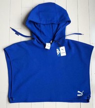 ADER x PUMA 576953 02 Sport Crop Hoodie Open Sides **RARE** Blue Cotton ... - £93.70 GBP