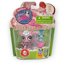 Littlest Pet Shop LPS Sweetest Sparkle Lemur 3130 Peacock 3131 New In Pa... - £20.24 GBP