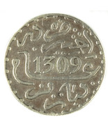 (1891) 1309 AH Morocco 1 Dirham  (Extra Fine, XF) Moulay al-Hasan Paris ... - $98.67 CAD