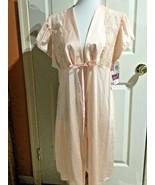 NWT Vintage Old New Stock Robe Nightie Lingerie Sz L brand Ilusion - £48.28 GBP