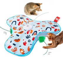 Potaroma Hide and Seek Cat Toys, in-The-Cover Unpredicatable Moving Feather, Int - $29.68