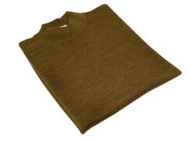 Men PRINCELY Soft Comfort Merinos Wool Sweater Knits Mock 1011-00 Mid Brown - £55.96 GBP