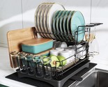 Dish Drying Rack For Kitchen Counter, Stainless Steel Large Dish Drainer... - £73.51 GBP