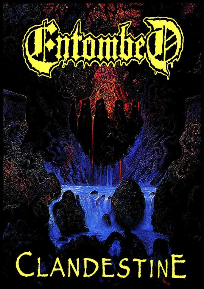 ENTOMBED Clandestine FLAG CLOTH POSTER BANNER CD Death Metal - $20.00