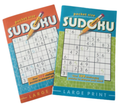 Two Sudoku Large Print Books (100 Puzzles per Book) [Paperback] Pappa - £7.50 GBP