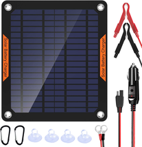 Waterproof Solar Battery Maintainer Car RV Charger 12 Volt Tender Trickle 5W - £28.93 GBP