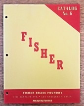 Vintage 1950s Fisher Brass Foundry Catalog No. 6 &amp; Price List - Great Cond - £10.85 GBP