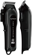 Hair Clipper By Supreme Trimmer - STC5030 Barber Hair Cutting, Pro Clipper Black - £69.52 GBP