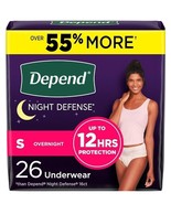 Depends Night Defense Undergarments Pack of 28 - £11.41 GBP