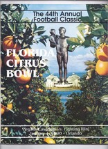1990 Citrus Bowl Game Program Virgina Illinios - £64.22 GBP