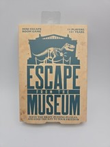 Escape From The Museum Mini Escape Room Card Game Professor Puzzle NEW Sealed - $10.88