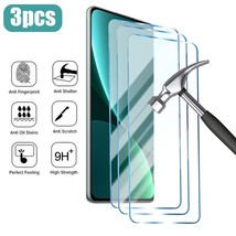 3PCS Tempered Glass for Xiaomi Mi 11 12 Lite 5G 12T Pro Screen Protector... - £5.69 GBP