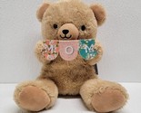 Hallmark Tan Brown Teddy Bear with Mom Banner Plush 8&quot; Mothers Day Love - £16.59 GBP