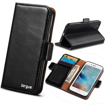 birgus iPhone 6 Leather Case, iPhone 6S Leather Wallet Case [ GENUINE Le... - $12.82