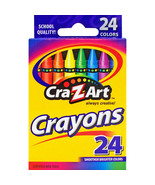 Cra-Z-Art 24 Count Smoother Brighter Colors Crayons - £10.26 GBP