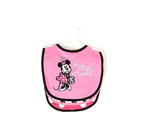 Bibs, Disney Baby 3-Pack Minnie Mouse Pink Baby Bibs Hugs All Around - $13.99