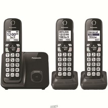 Panasonic-Telecom Kx-Tgd513B Expandable Cordless Phone Call Block 3-Handset - £75.93 GBP