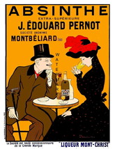 Absinthe Montbeliard 13 x 10 inch Liquor Aperitif Advertising Giclee Can... - £15.69 GBP