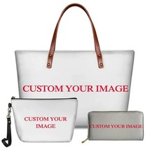 Handbag Set Pohnpei Polynesian  Bag Chuuk Tribe Design Purse Totes Custom Name/I - £124.34 GBP