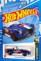 Hot Wheels 2022 Retro Racers Series #152 Shelby Cobra 427 S/C Mtflk Blue w/ 5SPs - $2.50