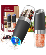 Gravity Electric Salt and Pepper Grinder Set Automatic Salt and Pepper G... - $24.47