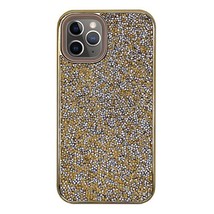 Dual-Layer Glitter Rubber Case for iPhone 12 Mini 5.4″ GOLD - £6.01 GBP