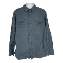 Rock &amp; Republic Men&#39;s Long Sleeved Striped Button Down Dress Shirt Size XXL - £18.32 GBP