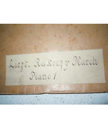 Vintage Liszt Ralpczy March Piano 1 Sheet Music - $23.23 CAD