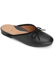 Gentle Souls by Kenneth Cole Womens Eugene Bow-Trim Mules Size 9 M Color Black - £85.88 GBP